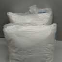 Oubonun 16 x 16 Throw Pillow Inserts Set of 2-100% Cotton Cover - White Couch Bed Decorative Pillow Pair