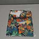 COOFANDY Mens Hawaiian Shirt Short Sleeve Button Down Shirt Tropical Summer Beach Shirt (Small, Monstera-orange)