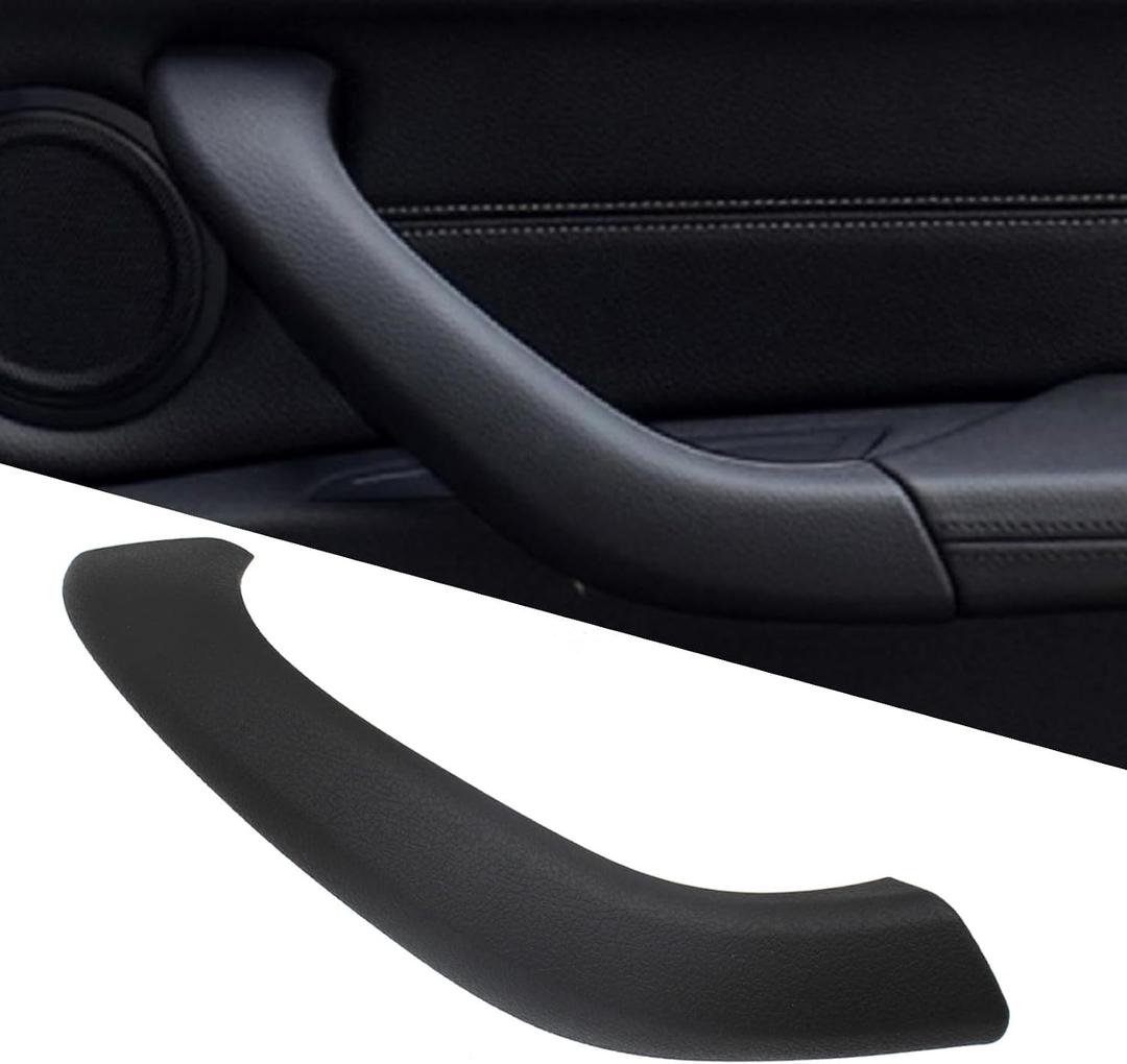 FASTCHE Door Handle Cover Replacement, ABS+PC Material, Compatible with BMW X1/X2 2015-2020/2017-2020 (Right, Matte Black)