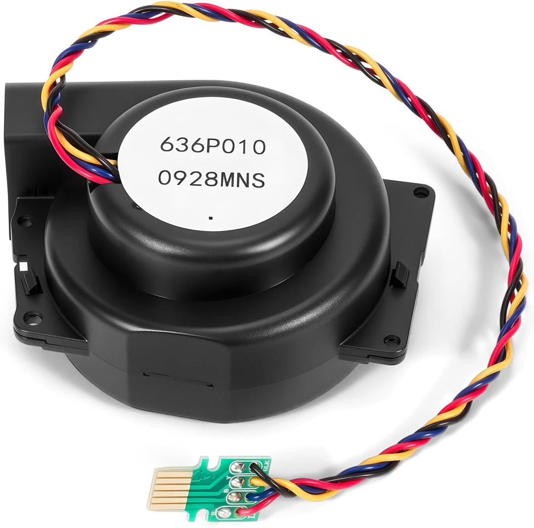 Vacuum Cleaner Fan Motor Fit for iRobot Roomba i1 i2 i3 i4 i5 i6 i7 i8 i9 J8 J9 e5 e6 Engine Ventilation Motor Fan, 20N636P010 Fan Module for Smart Sweeper| 636P010-0928MNS