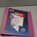 Avery Heavy-Duty View Binder with 1.5-Inch One Touch EZD Rings, Pink, 1 Binder (79721)
