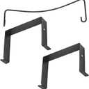 2 Pcs 783-08567-0637 & 1 Pcs 683-04448-0637 Battery Bracket Powder Kit (Black) Compatible with CUB Cadet MTD Murray Troy-Bilt LT 775S 795S & XT1 XT2 GX54 ST54 LX54 Series Lawn Tractors