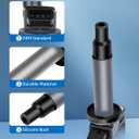 ECCPP UF267 6 ignition coils with 6 iridium Spark Plugs for Toyota for Lexus Avalon Camry Highlander Sienna ES300 RX300 V6 1 for MZFE Engine 88921393 UF-267 90080-19016