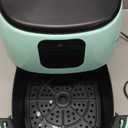 DASH Tasti-Crisp Electric Air Fryer Oven, 2.6 Qt., Aqua  Compact Air Fryer for Healthier Food in Minutes, Ideal for Small Spaces - Auto Shut Off, Digital, 1000-Watt