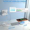 qi2 [Apple Certified] Magnetic Wireless Charger, 10FT Long 25W iPhone MagSafe Charger Fast Phone Charging Pad Wireless Magnetic Braid Cable Charge for iPhone 17/17 Pro/17 Pro Max/Air/16 ProMax/15/14/13/12