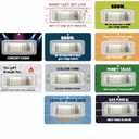 10 Pcs Christmas Money Holder Ornaments - Gift Card Ornament Holder with Hanging Holes - Festive Cash Gift Card Holder for Holidays, Birthdays, Weddings,Tree Decorations (A)