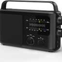 i-box Tone, Portable Radio, AM FM Radio, Alarm Clock Radio, Retro Radio, FM Radio, Battery Powered or Mains Powered Radio, Plug in Radio, Best Reception