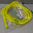 10 Ft High Visibility Chain Cover Kit High Visibility Yellow Cover Safety Barrier Cover for Both Indoor and Outdoor Environment (Yellow)