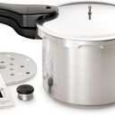 Presto 01264 6-Quart Aluminum Pressure Cooker, Silver
