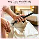 ORYNNE 3/4 Inch Mini Travel Curling Iron for Short Hair | Dual Voltage Small Curling Iron with 5 Adjustable Temps, Fast Heat-Up Ceramic Barrel Infused with Argan Oil, Auto-Off
