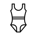 Women Swimsuit Pink, Size L