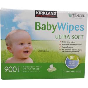Kirkland Signature Baby Wipes (900 Wipes)
