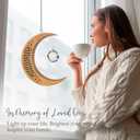 HN HAIINAA Memorial Gifts for Loss of Loved One, Unique Sympathy Gift Idea Crystal Ball Suncatcher, Crystal Ornament Rainbow Maker Bereavement Grief Gift for Loss of Mom Dad Husband Son Daughter