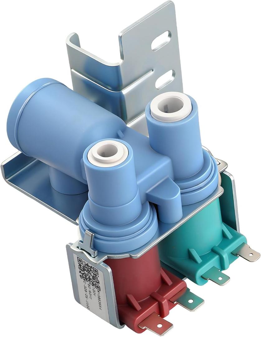 W10853654 Refrigerator Water Inlet Valve Compatible With Whirlpool, Kenmore, Kitchenaid, Roper, Inglis Refrigerator, Replace 2182106 2188778 K-75384 AP5989758 PS11731255 2181707 2181729