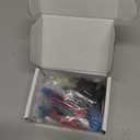 Anina 2PCS Rocker Switches 5Pin SPST 20A/12V 10A/24V ON/Off with 2 Set Jumper Wires, Dual Blue LED Light Waterproof Boat Marine Toggle Switch 2 Positions for Trucks Auto Motorcycle ATV UTV RV Camper