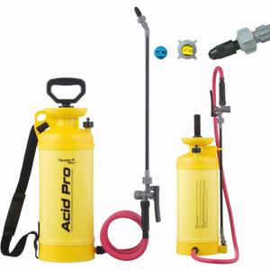 Sprayers Plus Acid Sprayer 2 Gallon, Acid Pro Compression Sprayer, Chemical Resistant, Leak-Free, for Acid Stain Muriatic Acid