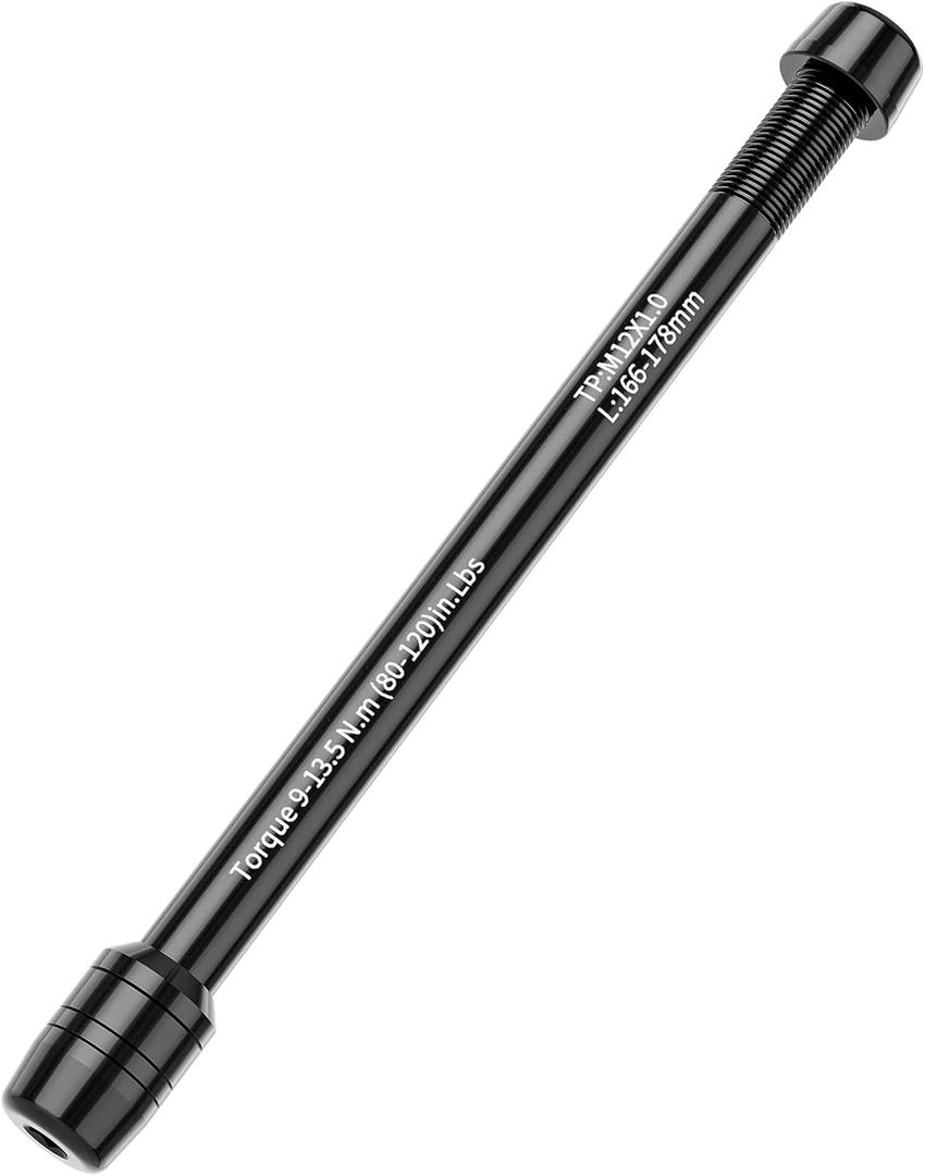 12mm Thru Axles for Bike Trainers - M12 x 1.0/1.5/1.75 Thru Axle Adapter for Rear Wheel Attachment Trainer - Bike Trainer Thru Axles Adapter