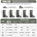 Waterproof Shoe Covers Rain Boot Cover for Men and Women (Large, Blackish Green)