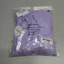 Arshiner Girls Dresses Short Sleeve Ruffle Chiffon Summer Flowy Dress with Square Neck (Purple)