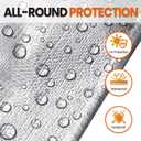 20x40 FT Tarp Waterproof, 16 Mil Tarps Heavy Duty Waterproof Multipurpose Protective Cover UV Resistant Rip & Tear Resistant with Grommets Reversible for Home Boats Cars Camping