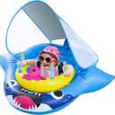 Onory Baby Pool Float with Canopy, Infant Baby Swimming Pool Floats for 6-36 Mon