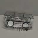 LEVERLOC 2 Pack Shower Caddy Suction Cup, Shower Shelves for Inside, Rustproof Metal Bathroom Storage NO-Drilling Bath Organizer with Large Capacity,Heavy Duty Storage Basket,Home Decor,Black