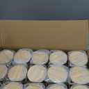 10 OZ Thick Candle Jars for Making Candles 15 Pcs, Empty Jars with Wood Lids for Candle Making, Sample Container, Frosted White