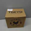 Tgeyd Chicken Waterer - Chicken Water Feeder with 4 Water Cups - Automatic Chicken Waterer No Waste - Poultry Waterer with 2 Gallon for Chickens Ducks and Goose