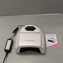 UV LED Nail Lamp Rechargebale, 72W Cordless Gel Nail Lamp with Fan Professional Nail Lamps for Gel Nails Nail Dryer with 45 Beads, Perfect for Salon Manicure, Pedicure, Home DIY Use (Pure White)