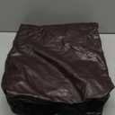 Leather Chair Covers for Dining Chairs Set of 4, Super Stretch Waterproof Kitchen Chair Covers Thickened Washable Dining Chair Slipcovers Brown Chair Seat Covers for Dining/Kitchen/Banquet, Brown, 4 Pcs