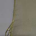 Gold Wire Mesh Basket, Iron Storage Tray Desktop Storage Baskets Gold Wire Basket Large Storage Bins for Home Kitchen Decoration, 9.6 X 6.5 X 2.6 In