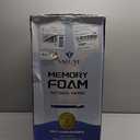 3 Inch Gel Memory Foam Mattress Topper Queen Size High Density Cooling Pad Pressure Relief Bed Topper (with Removable & Washable Bamboo Cover)