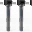 Ignition Coil Pack Set of 4 Replacement by AA Ignition - Compatible with Acura, Honda L4 2.4L - 2016-2020 ILX, 2015-2020 TLX, 2013-2017 Accord, 2015-2019 CR-V - Replaces UF712, UF-712, 30520-5A2-A01