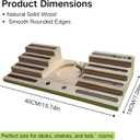Tonie Shelf for toniebox1 and toniebox2, 4 Tiered Magnetic Display Shelf,Tonie Figure Holder Tonies Stand for Kids Room (4-Tiered)