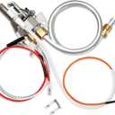Upgrade 100112330 Water Heater Pilot Assembly, Replace 9007876 Thermopile, Compatible with 300 301 Series Whirlpool Water Heater Parts & A.O.Smith, American, State, Kenmore, Reliance, 30, 40, 50 gallons