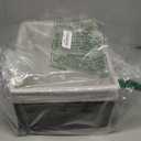 GYASVWU Hand-Woven Paper Rope Storage Baskets,Rectangular Wicker Baskets for Organizing,Decorative Woven Basket for Storage,Shelf Basket for Living Room,Storage Baskets for Pantry (Black - Large)