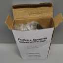 Hiware 24-piece Forks and Spoons Silverware Set, Food Grade Stainless Steel Flatware Cutlery Set for Home, Kitchen and Restaurant, Mirror Polished, Dishwasher Safe