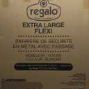 Regalo 76 Inch Super Wide Configurable Baby Gate, Includes 4 Pack of Wall Mounts and Hardware (White)