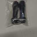 8AN Female Flare to 7/8-20 Carb Carburetor Inlet Fitting Adapter 3 Inch Extended Length Aluminum Black, Pack of 2