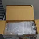 Large Thicker Food Storage Containers with Lids Airtight 5.3L/179Oz, 4pcs Plastic Pantry Storage Container for Dry Food/Flour/Sugar/Pasta/Cereal/Baking Supplies, Canister for Kitchen Organization