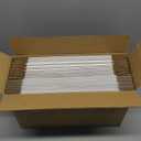 HORLIMER 12x9x2 inches Shipping Boxes Set of 25, White Corrugated Cardboard Box Literature Mailer