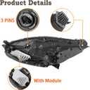 RH With Module LED Headlight Fits 2017 2018 2019 2020 Tesla Model 3