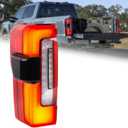 FULL LED TYPE Tail Light Rear Lamp Assembly Module Not Included Compatible for 2023-2025 Ford F250 F350 Platinum Left Driver Side (W/Blind Spot) PC3Z-13405-C