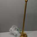 Toilet Paper Holder Stand for Max 5 Paper Rolls, Freestanding TP Holder, Roll Holder Storage, Stainless Steel - Gold
