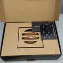 SMIRLY Walnut Wood Cutting Boards for Kitchen, Set of 3 with Holder Large - Small, Walnut Wooden Cutting Board Set with Deep Juice Grooves, Non Toxic Serving Tray, Perfect Mother's Day Gifts