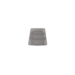 Serve-Rite 924 3 Compartment 1 Piece Rectangle Tray Set