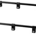 Mud Flap Hangers for Semi Trucks, Length: 30.25", 0.640" Bar Type Square Steel - 1 Pair of Heavy Duty Semi Truck Mud Flap Hangers, All Hardware Included