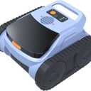 Seauto SAT20 Pro Robotic Pool Cleaner for Inground Pools, AI Sonar Smart Navigation, Cordless, 180-Mins Battery Life, Blue (Sky Blue)