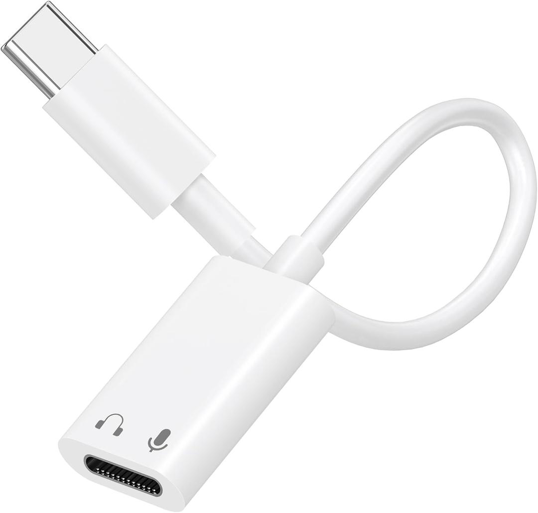 [Apple MFi Certified] USB-C to Lightning Adapter for iPhone 17 16, Support 27W Fast Charging + Data Transfer + Audio Output, USB-C Male to Lightning Female Converter for iPhone 17 16 15 Pro Max iPad