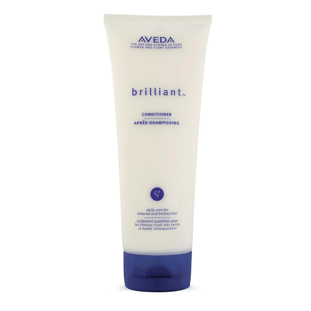 Aveda Brilliant Conditioner | Hydrating, Detangling, Smoothing Conditioner | Adds Shine | with Jojoba and Babassu Oils | for All Hair Types, 6.7 Fl Oz